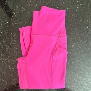 Lululemon Pink Leggings - Size 2, Length 23